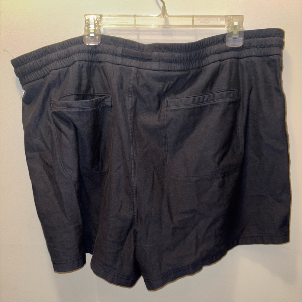 NWOT Athleta Farallon Short, Black, Size 24 Cotton Athleisure Breathable Active - Picture 6 of 9